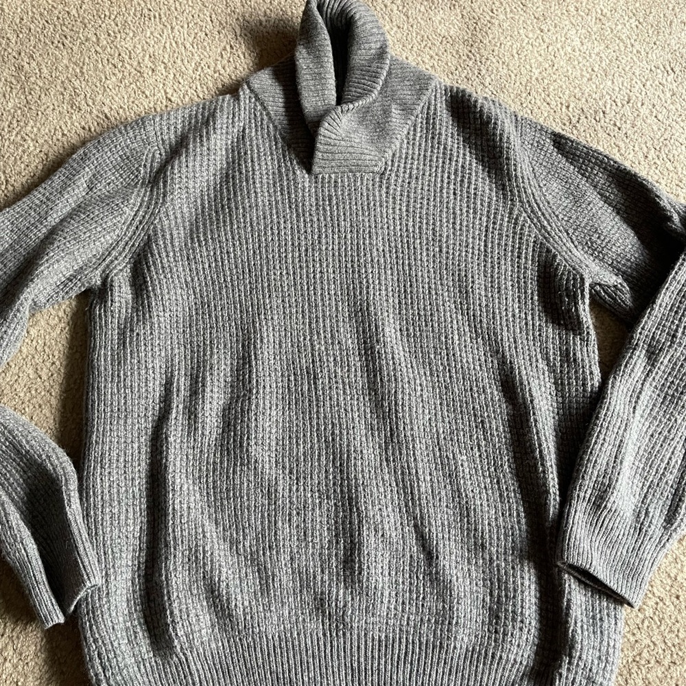 Bridge and Burn Shawl Neck Sweater
